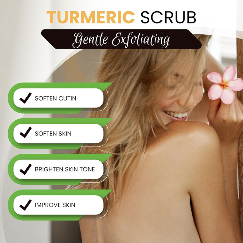 Turmeric Body Scrub - Handmade Natural Scrub For Body