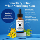 Gentle Anti-Aging Serum with Retinol, Hyaluronic Acid, and Vitamin E