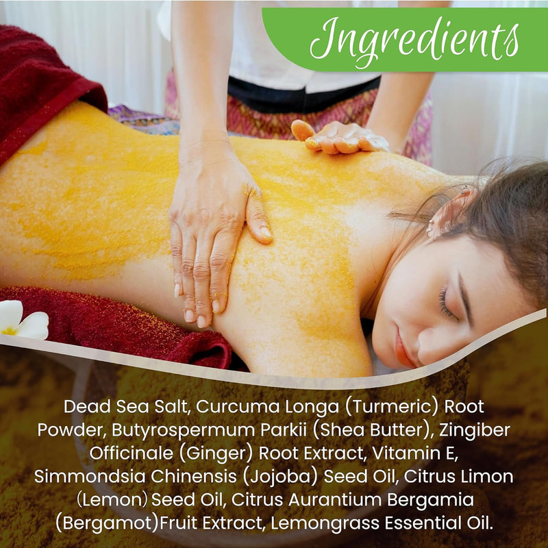 Turmeric Body Scrub - Handmade Natural Scrub For Body